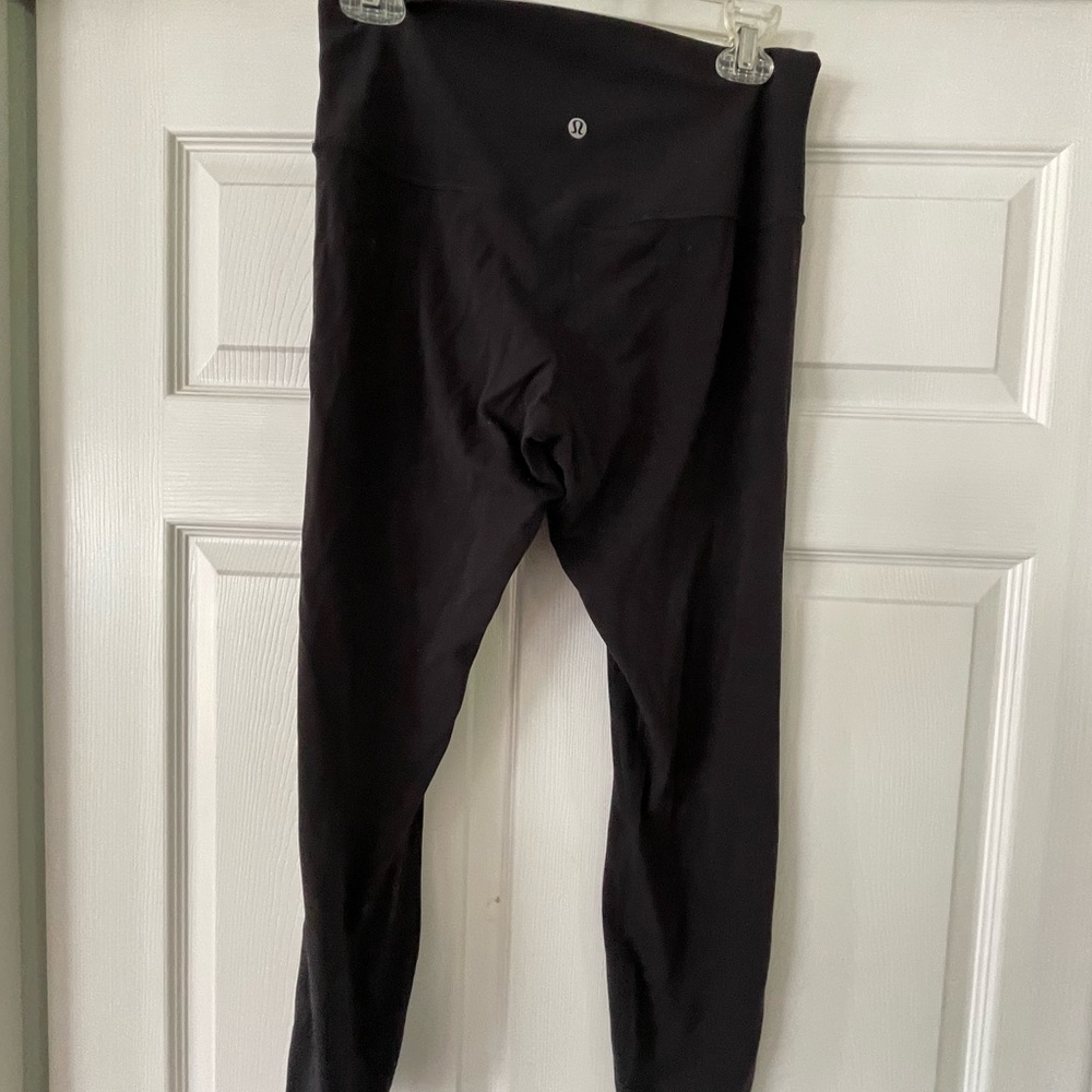 lululemon align high-rise pant 25’’ size 10 color: black